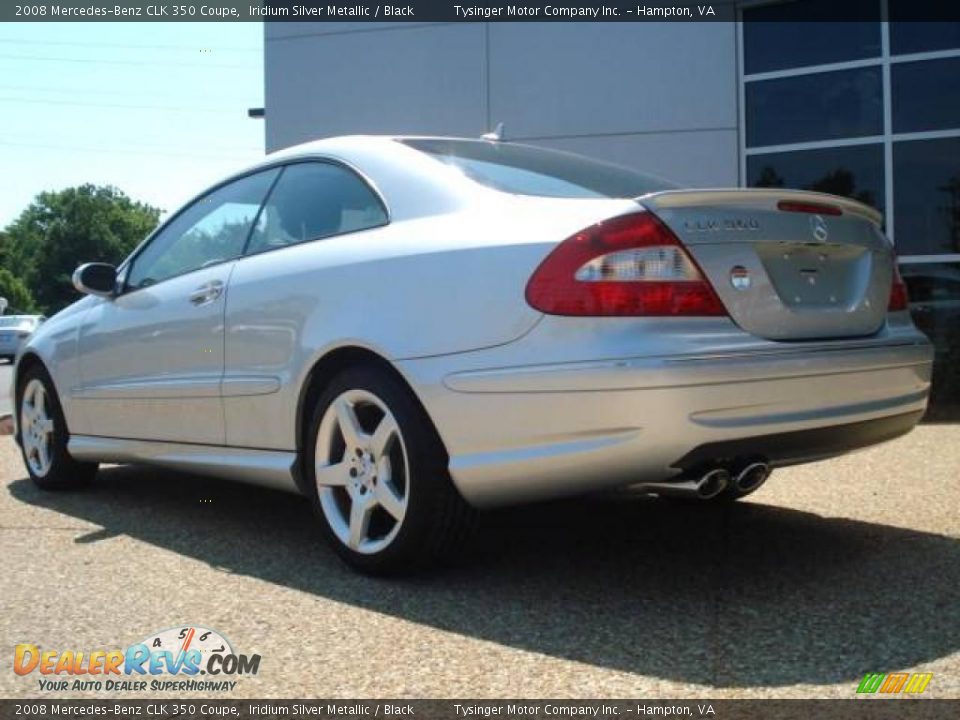 2008 Mercedes-Benz CLK 350 Coupe Iridium Silver Metallic / Black Photo #4
