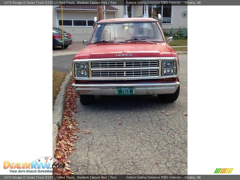 1979 Dodge D Series Truck D150 Li'l Red Truck Medium Canyon Red / Red Photo #10