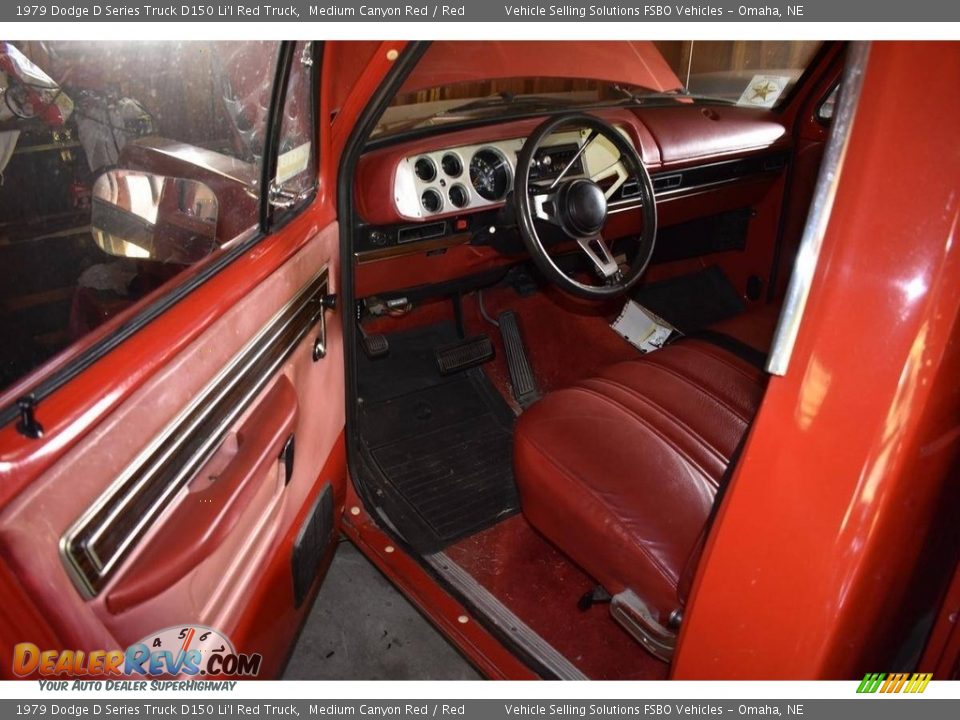 Red Interior - 1979 Dodge D Series Truck D150 Li'l Red Truck Photo #13