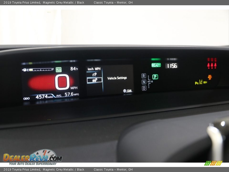 2019 Toyota Prius Limited Magnetic Grey Metallic / Black Photo #7