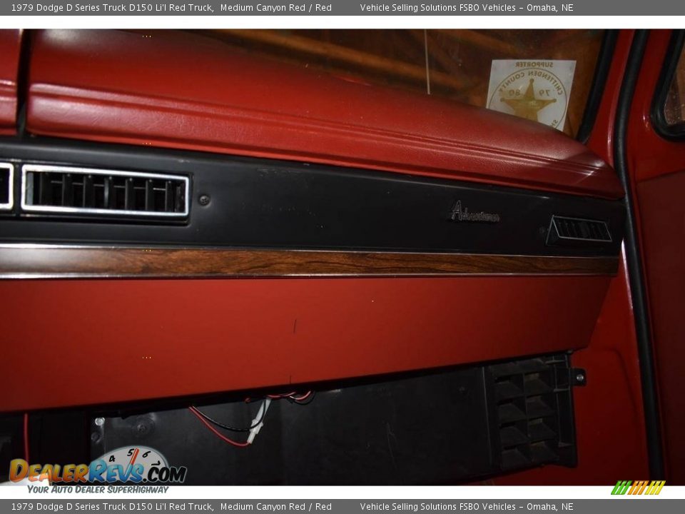 Dashboard of 1979 Dodge D Series Truck D150 Li'l Red Truck Photo #14