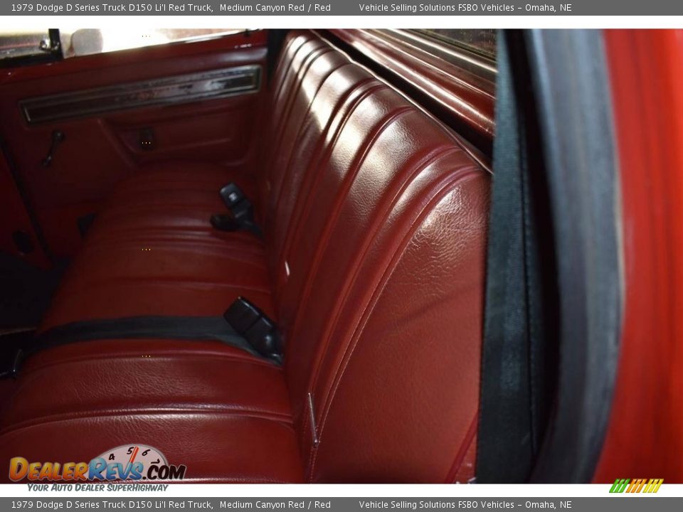 Front Seat of 1979 Dodge D Series Truck D150 Li'l Red Truck Photo #16