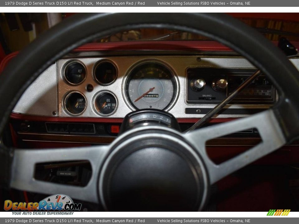 1979 Dodge D Series Truck D150 Li'l Red Truck Gauges Photo #19