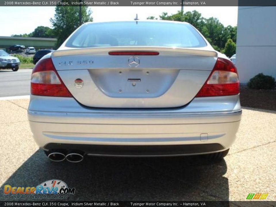 2008 Mercedes-Benz CLK 350 Coupe Iridium Silver Metallic / Black Photo #5