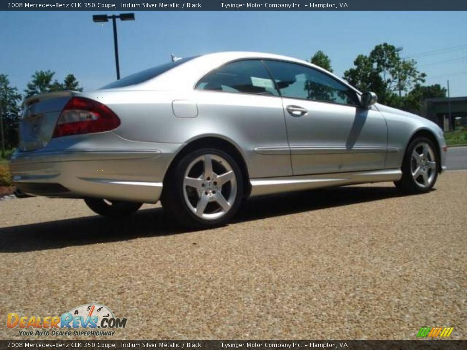 2008 Mercedes-Benz CLK 350 Coupe Iridium Silver Metallic / Black Photo #6
