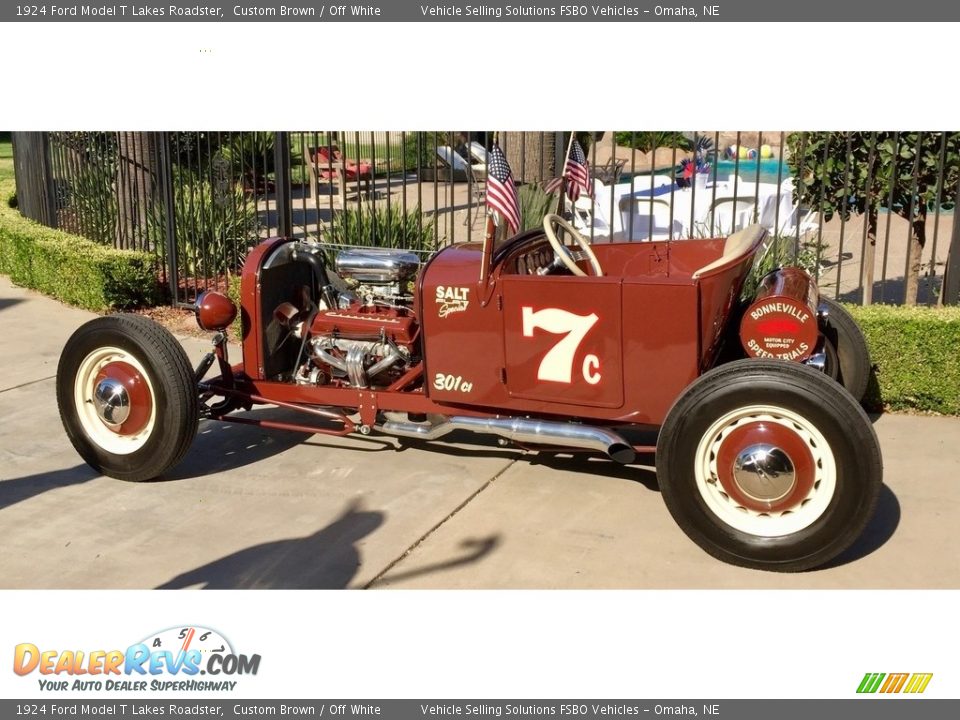 Custom Brown 1924 Ford Model T Lakes Roadster Photo #1