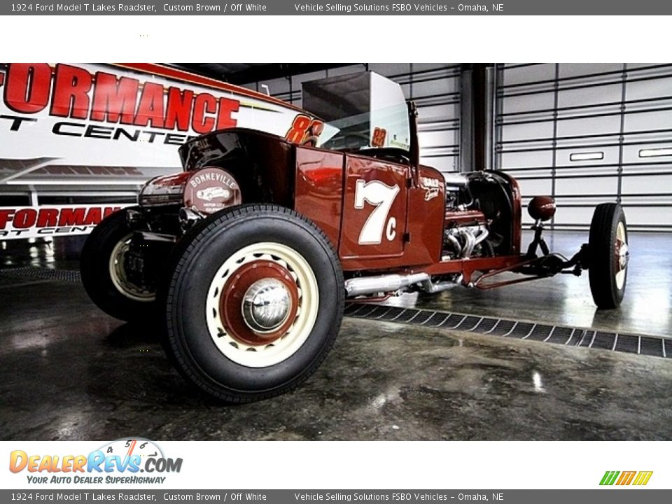 1924 Ford Model T Lakes Roadster Custom Brown / Off White Photo #11