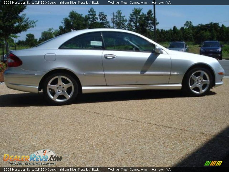 2008 Mercedes-Benz CLK 350 Coupe Iridium Silver Metallic / Black Photo #7