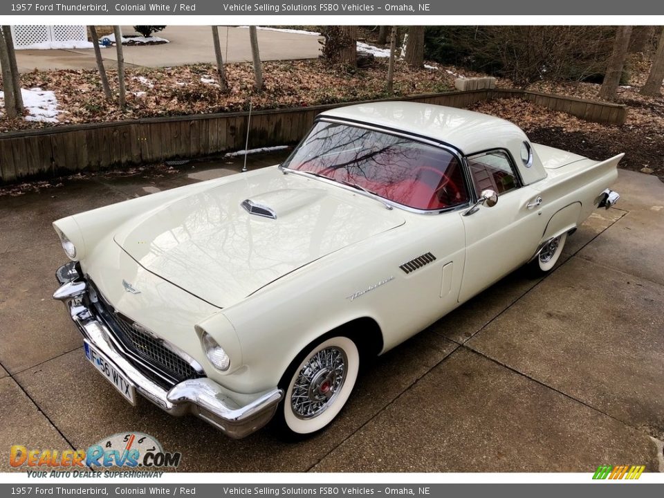 Colonial White 1957 Ford Thunderbird  Photo #8