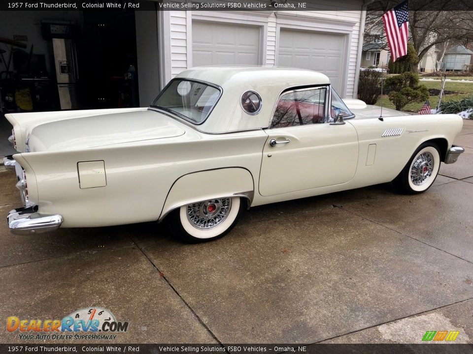 Colonial White 1957 Ford Thunderbird  Photo #10