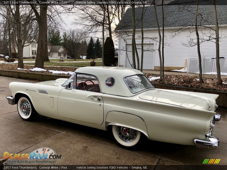 Colonial White 1957 Ford Thunderbird  Photo #11