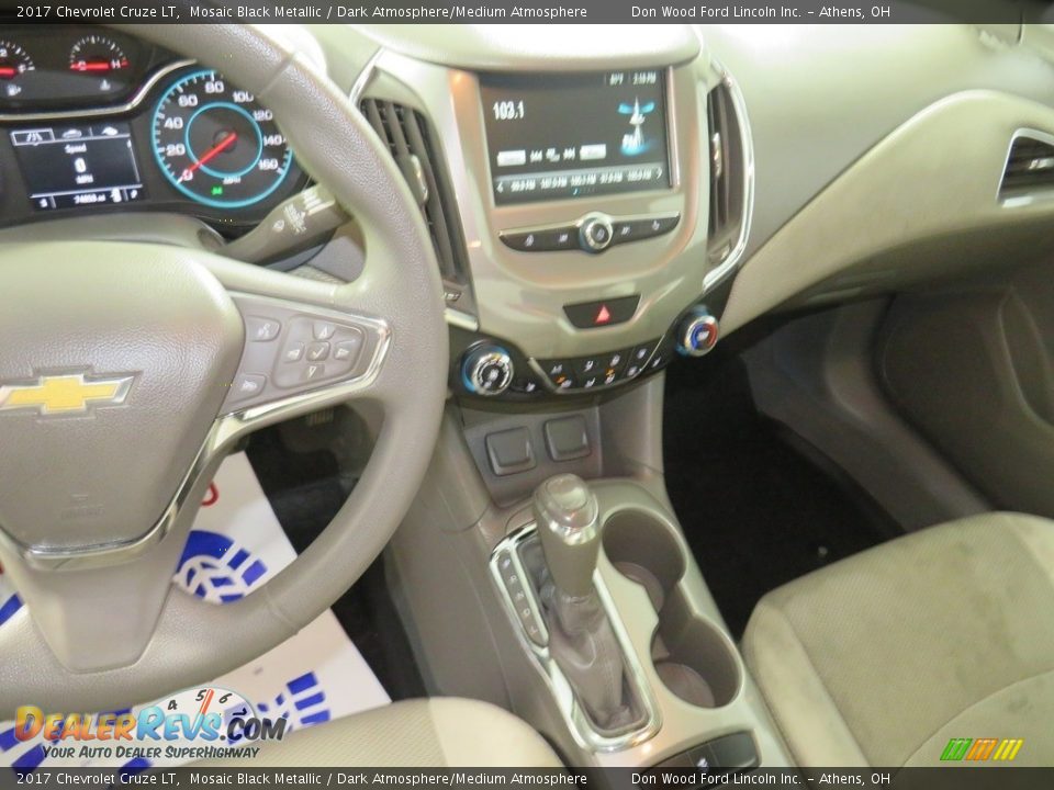 2017 Chevrolet Cruze LT Mosaic Black Metallic / Dark Atmosphere/Medium Atmosphere Photo #30