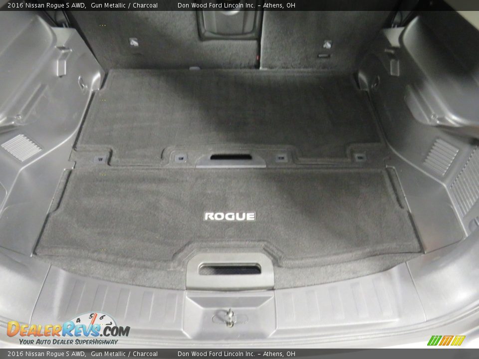 2016 Nissan Rogue S AWD Gun Metallic / Charcoal Photo #13