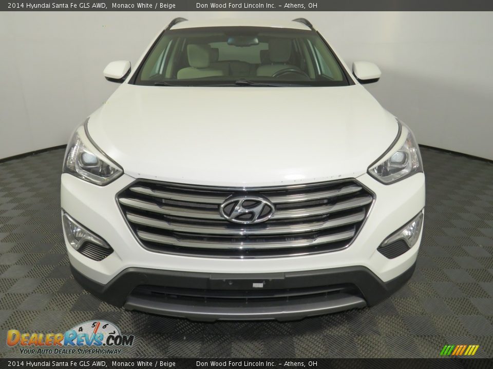 2014 Hyundai Santa Fe GLS AWD Monaco White / Beige Photo #4