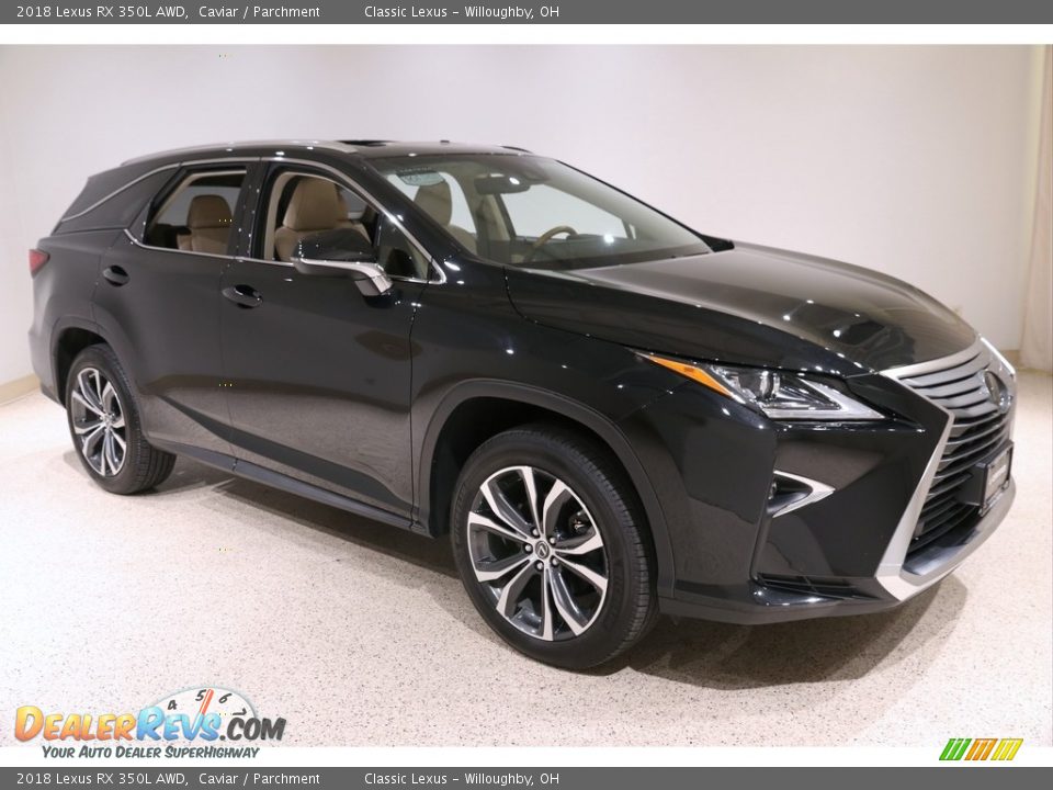 2018 Lexus RX 350L AWD Caviar / Parchment Photo #1