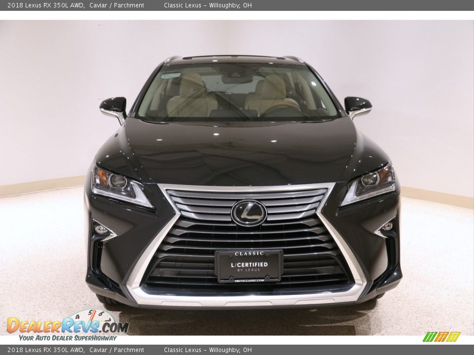 2018 Lexus RX 350L AWD Caviar / Parchment Photo #2