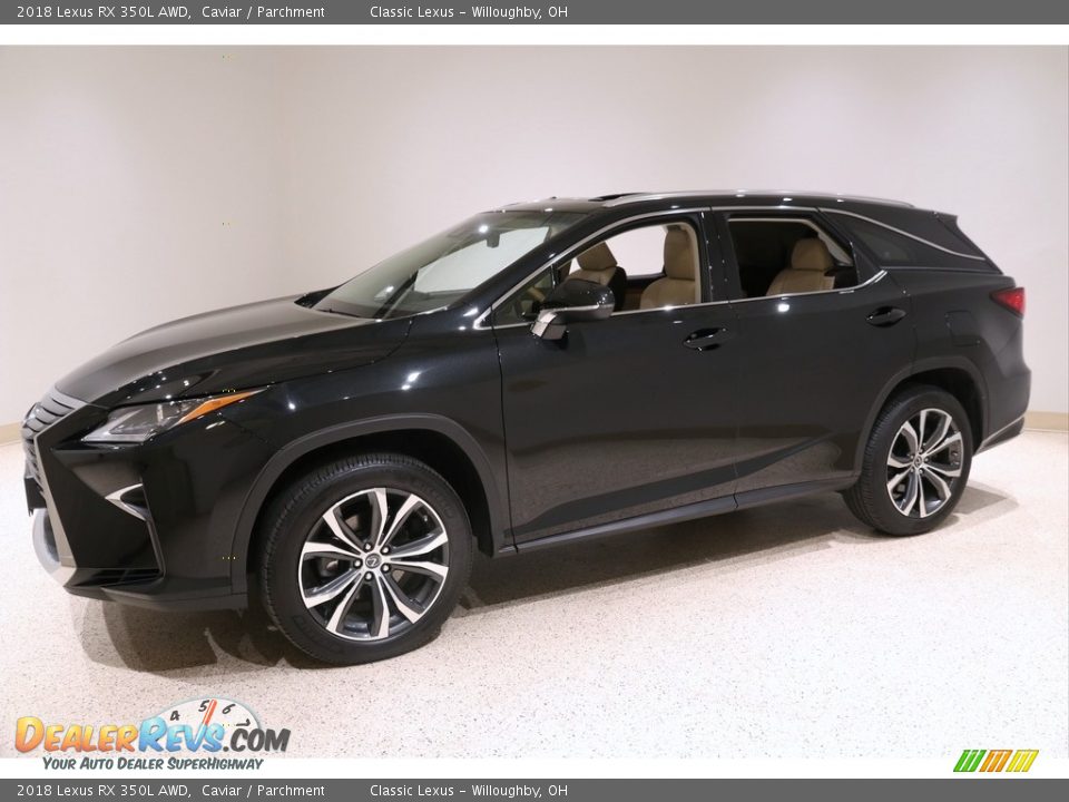 2018 Lexus RX 350L AWD Caviar / Parchment Photo #3