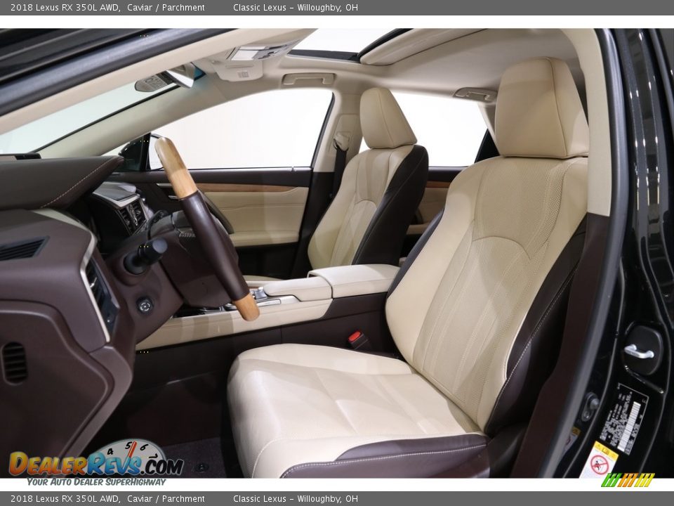 2018 Lexus RX 350L AWD Caviar / Parchment Photo #5