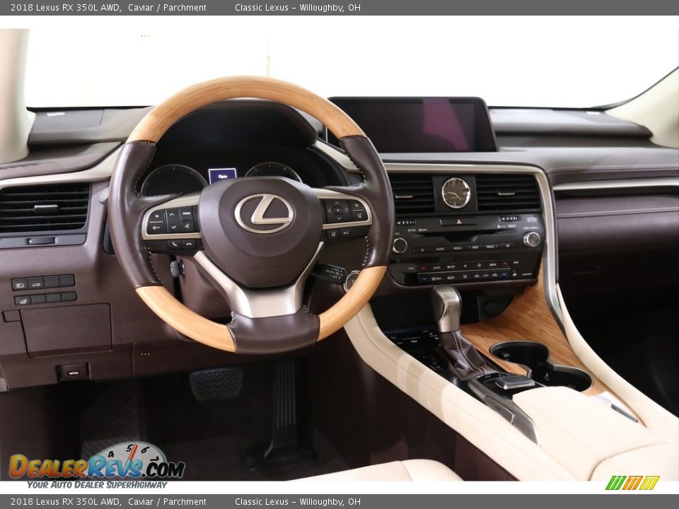 2018 Lexus RX 350L AWD Caviar / Parchment Photo #6