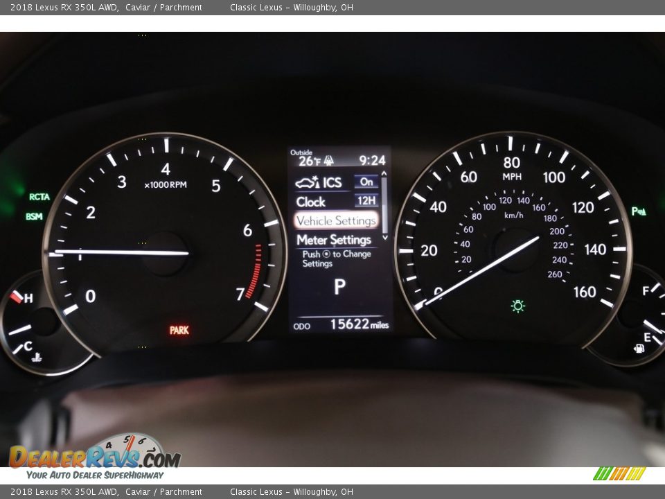 2018 Lexus RX 350L AWD Caviar / Parchment Photo #8