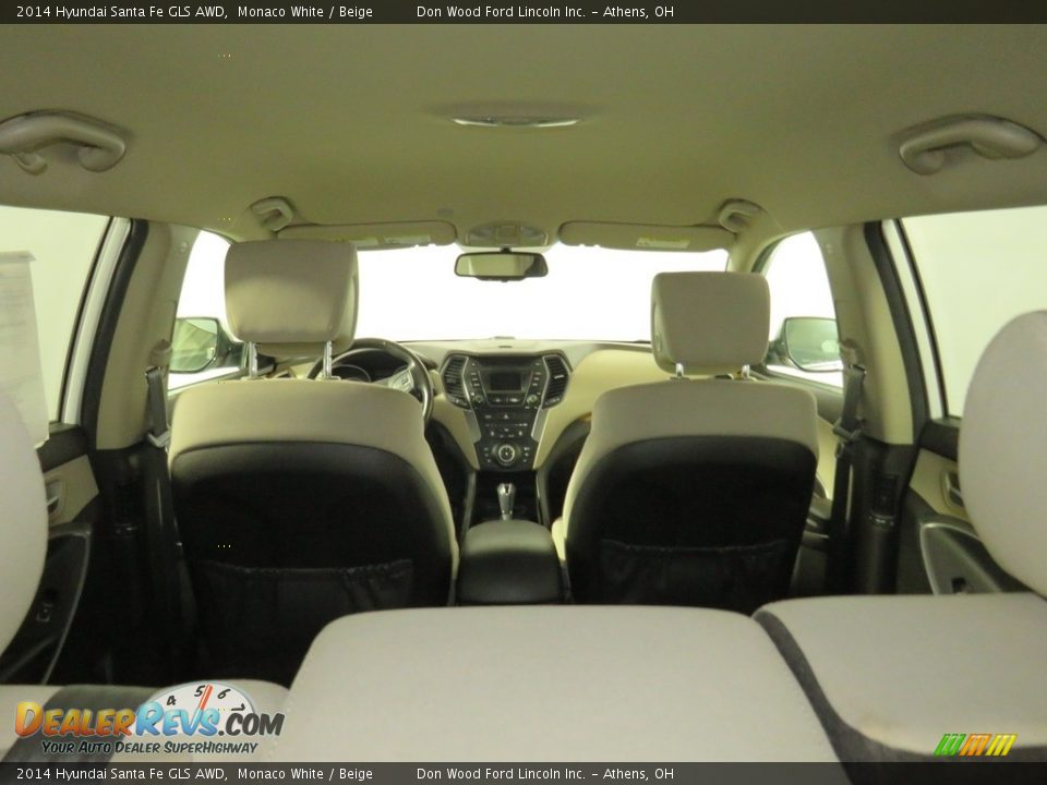 2014 Hyundai Santa Fe GLS AWD Monaco White / Beige Photo #14