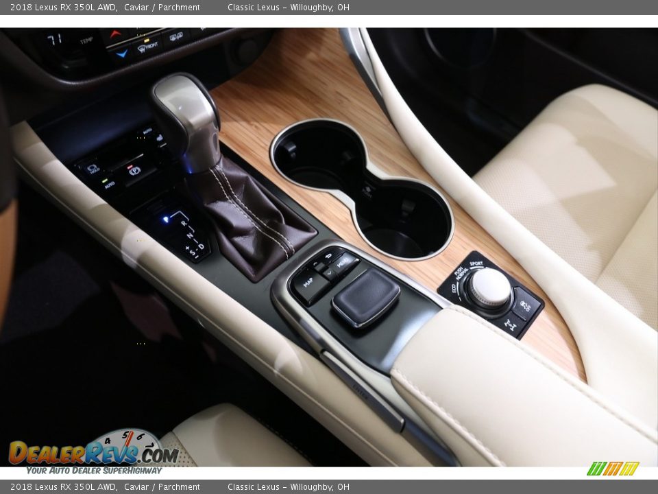 2018 Lexus RX 350L AWD Caviar / Parchment Photo #16
