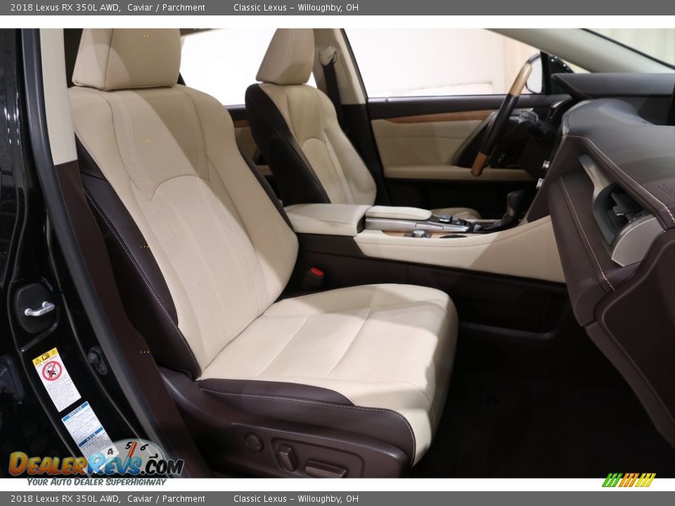 2018 Lexus RX 350L AWD Caviar / Parchment Photo #19
