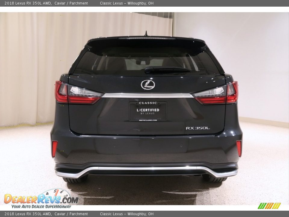 2018 Lexus RX 350L AWD Caviar / Parchment Photo #23