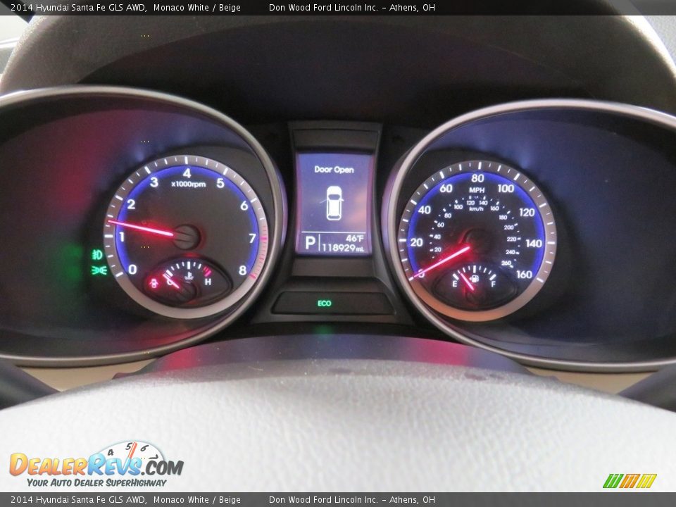 2014 Hyundai Santa Fe GLS AWD Gauges Photo #28