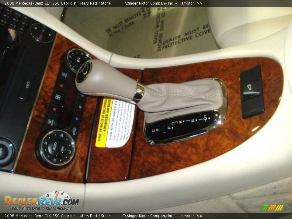 2008 Mercedes-Benz CLK 350 Cabriolet Mars Red / Stone Photo #18