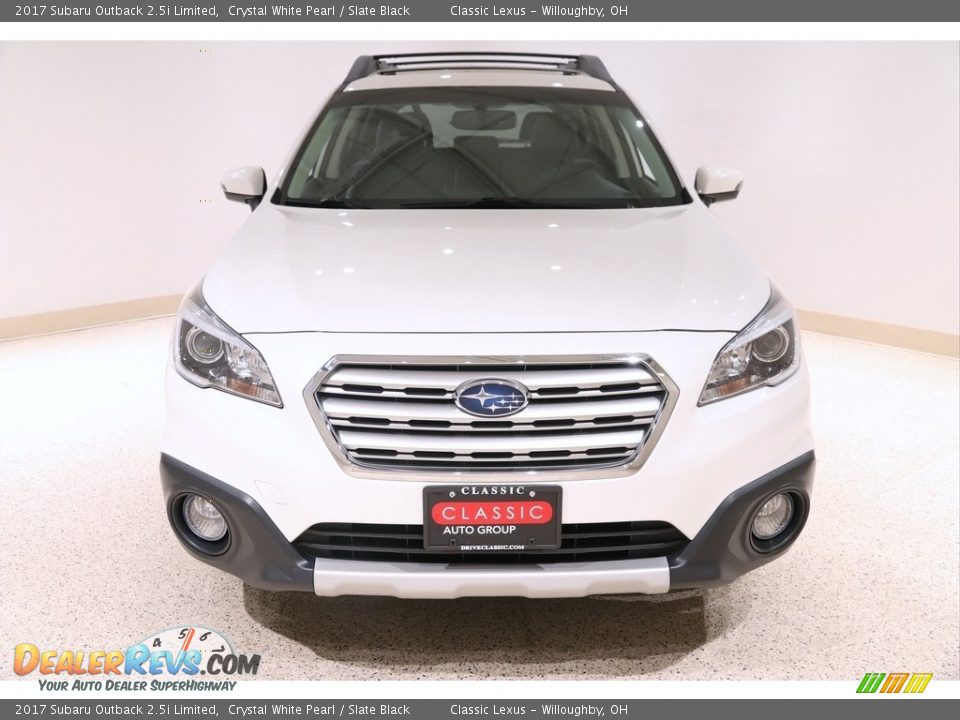 2017 Subaru Outback 2.5i Limited Crystal White Pearl / Slate Black Photo #2