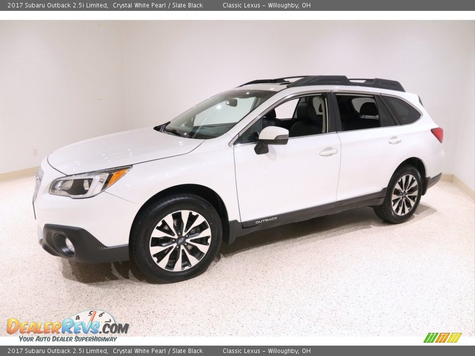 2017 Subaru Outback 2.5i Limited Crystal White Pearl / Slate Black Photo #3