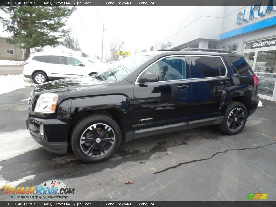 2017 GMC Terrain SLE AWD Onyx Black / Jet Black Photo #1