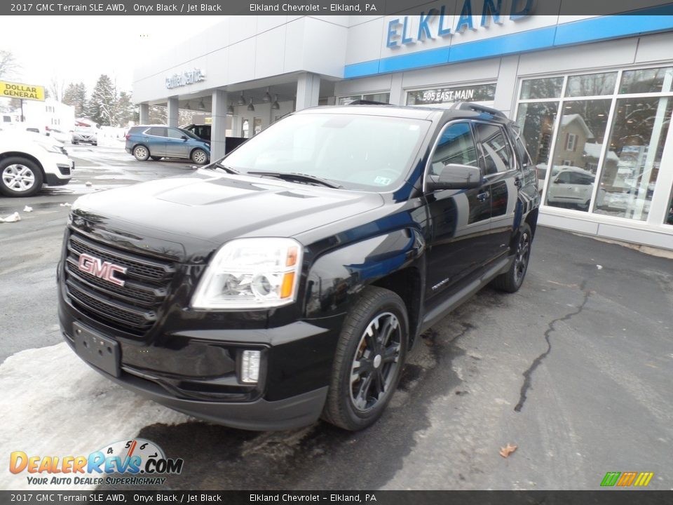 2017 GMC Terrain SLE AWD Onyx Black / Jet Black Photo #2