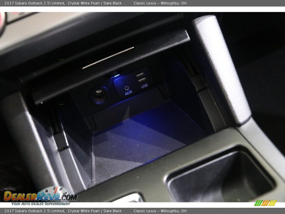 2017 Subaru Outback 2.5i Limited Crystal White Pearl / Slate Black Photo #13