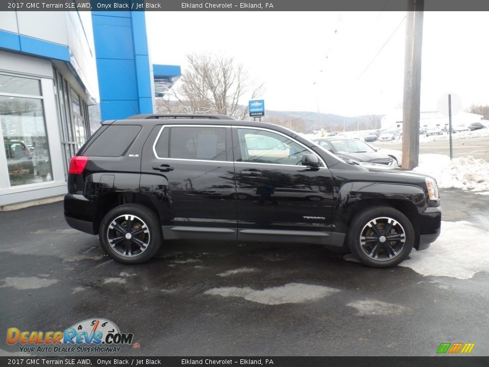 2017 GMC Terrain SLE AWD Onyx Black / Jet Black Photo #6