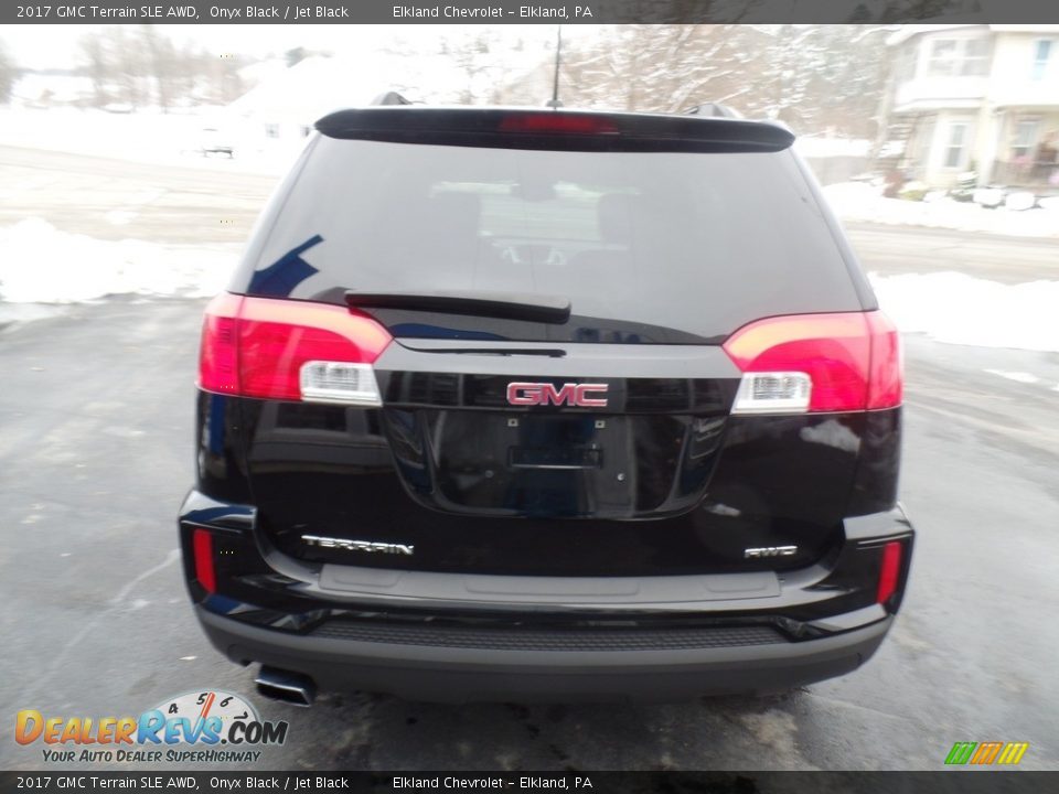 2017 GMC Terrain SLE AWD Onyx Black / Jet Black Photo #8