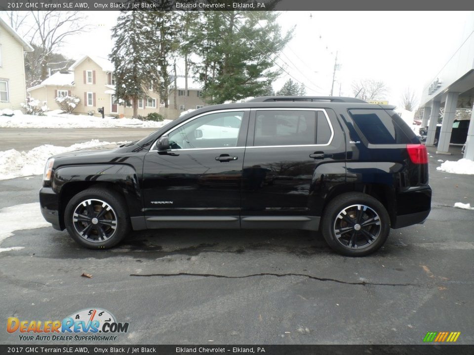 2017 GMC Terrain SLE AWD Onyx Black / Jet Black Photo #10