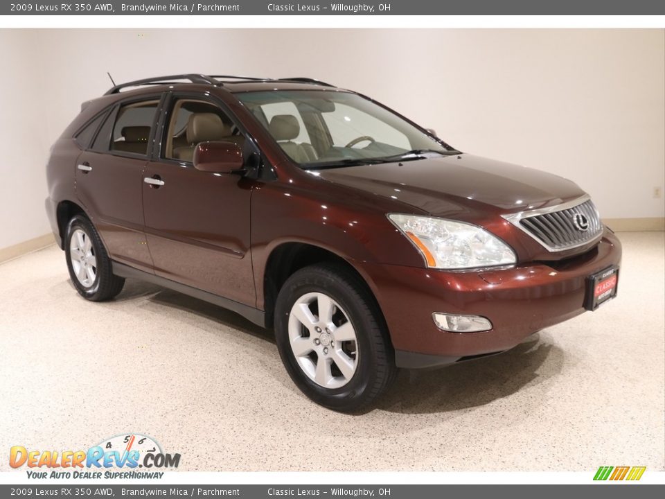 2009 Lexus RX 350 AWD Brandywine Mica / Parchment Photo #1