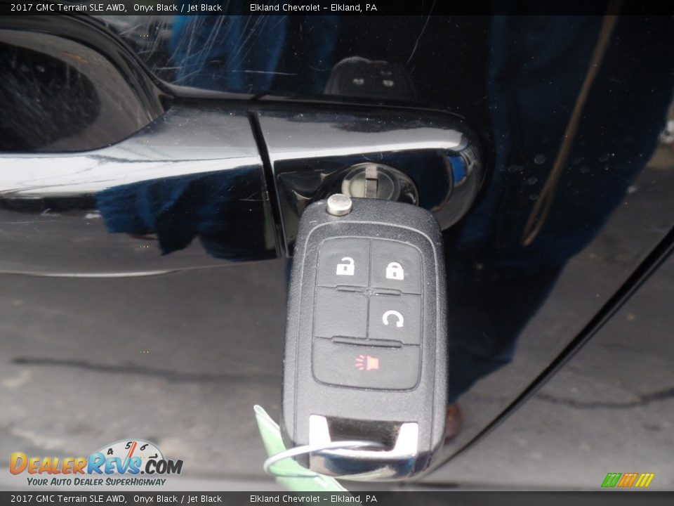 2017 GMC Terrain SLE AWD Onyx Black / Jet Black Photo #13