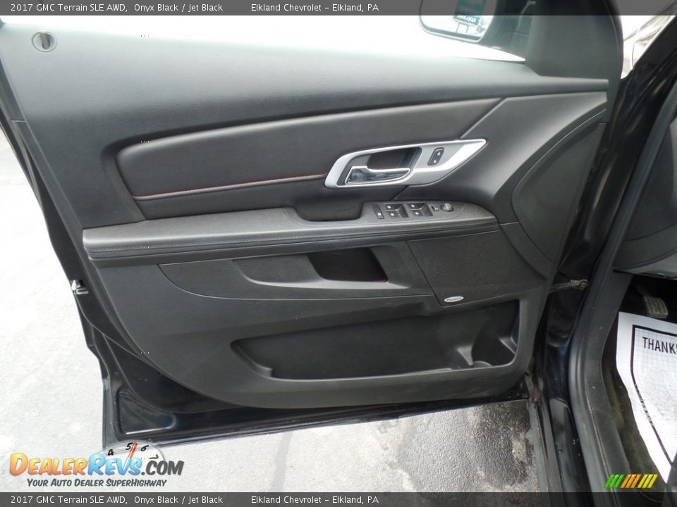 2017 GMC Terrain SLE AWD Onyx Black / Jet Black Photo #15