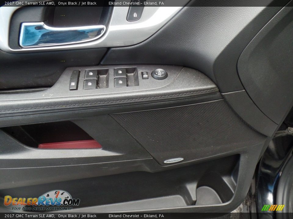 2017 GMC Terrain SLE AWD Onyx Black / Jet Black Photo #16