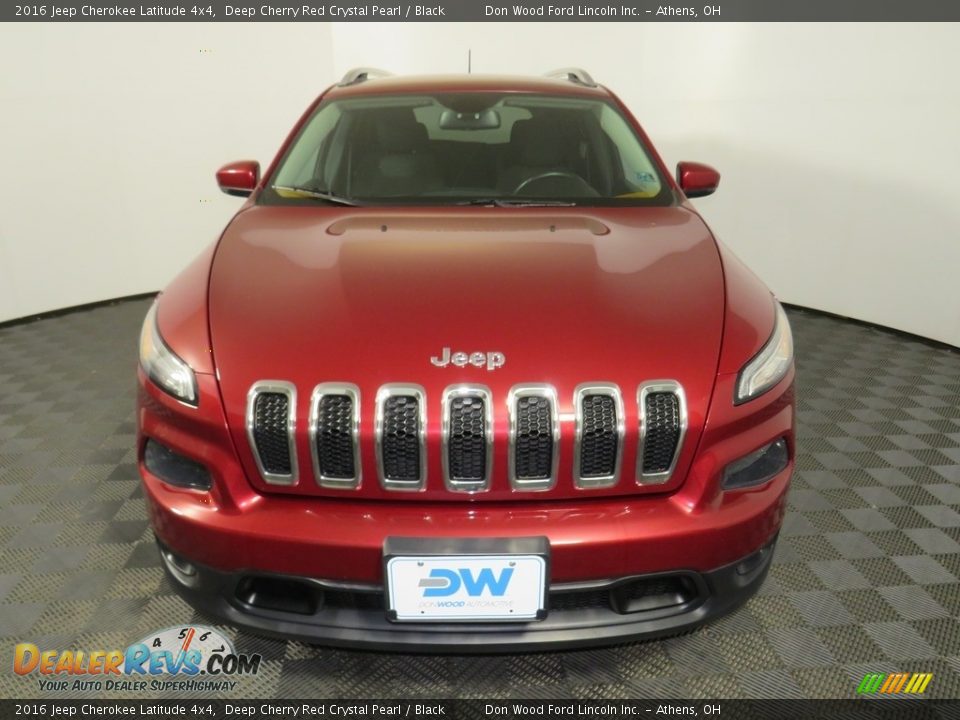 2016 Jeep Cherokee Latitude 4x4 Deep Cherry Red Crystal Pearl / Black Photo #4