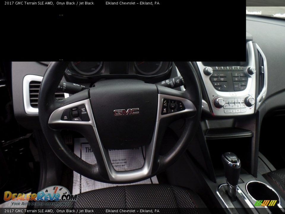 2017 GMC Terrain SLE AWD Onyx Black / Jet Black Photo #19