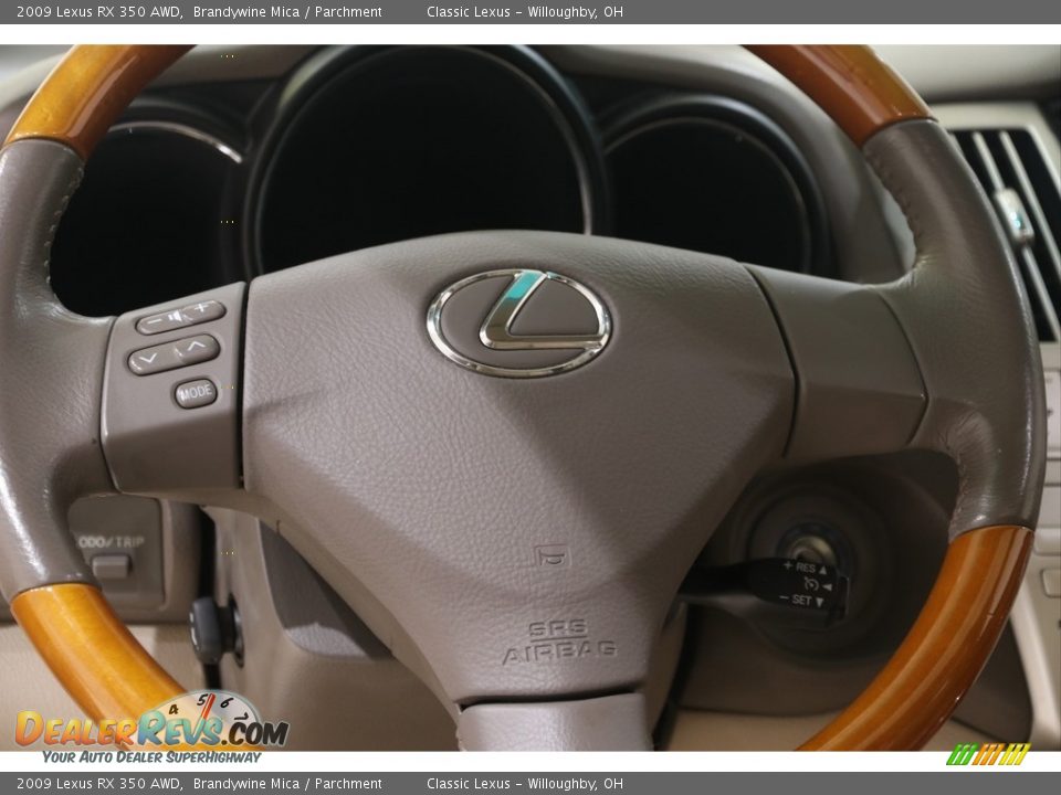 2009 Lexus RX 350 AWD Brandywine Mica / Parchment Photo #12