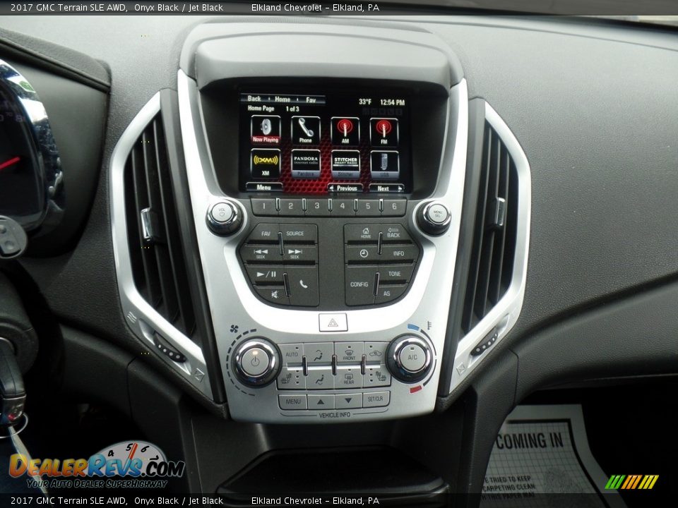 2017 GMC Terrain SLE AWD Onyx Black / Jet Black Photo #22