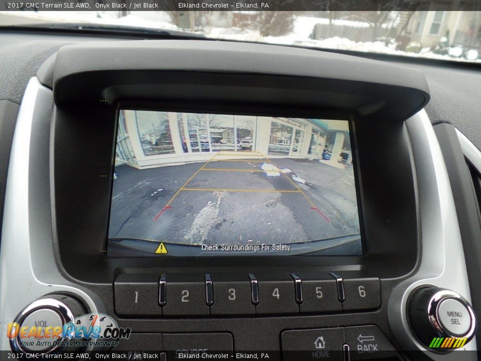 2017 GMC Terrain SLE AWD Onyx Black / Jet Black Photo #25