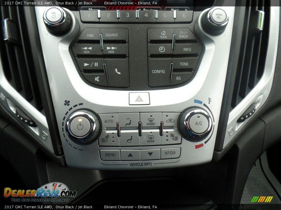 2017 GMC Terrain SLE AWD Onyx Black / Jet Black Photo #26
