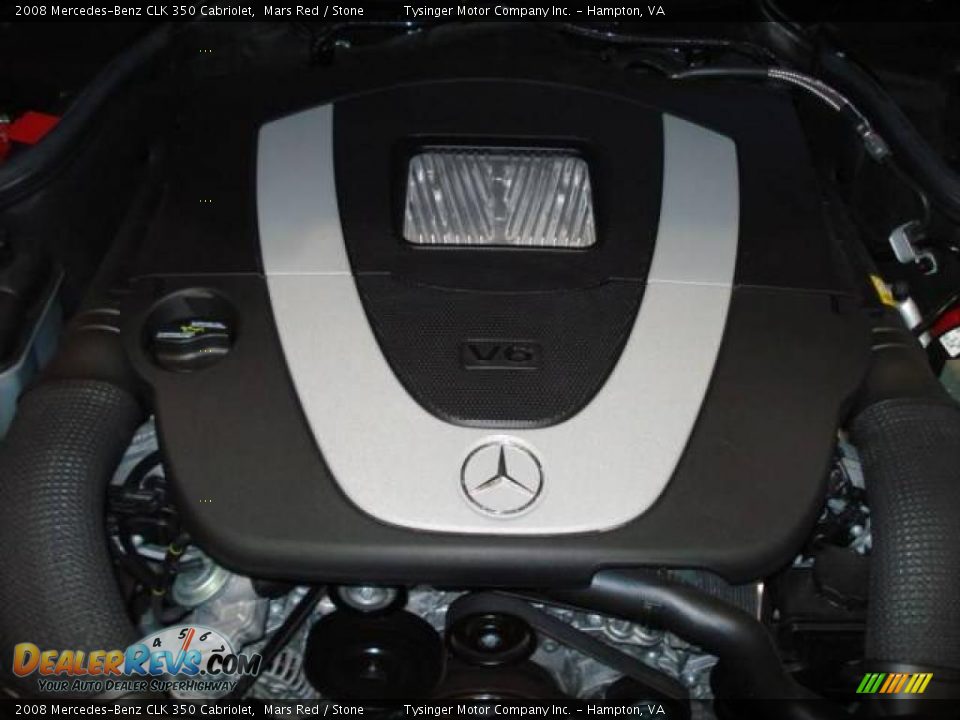 2008 Mercedes-Benz CLK 350 Cabriolet Mars Red / Stone Photo #22