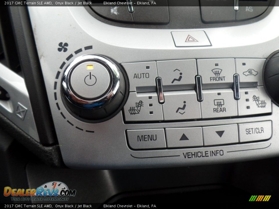 2017 GMC Terrain SLE AWD Onyx Black / Jet Black Photo #27